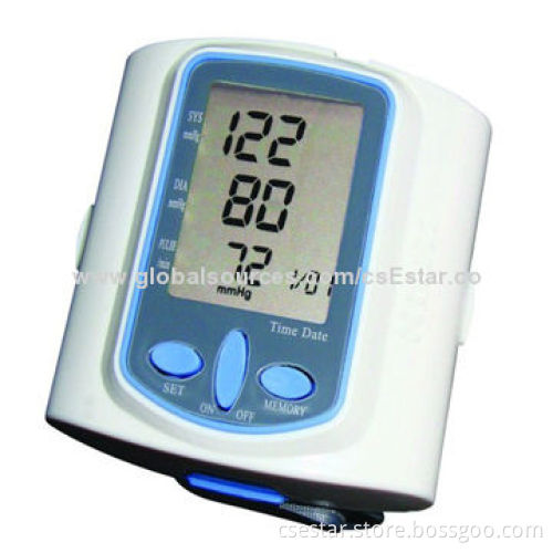 Extra Large Digital Display with Systolic/Diastolic Blood Pressure Measurements, Pulse Reading